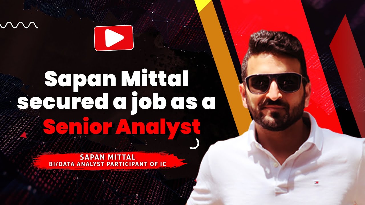 Sapan Mittal just secured a job as a Senior Analyst!