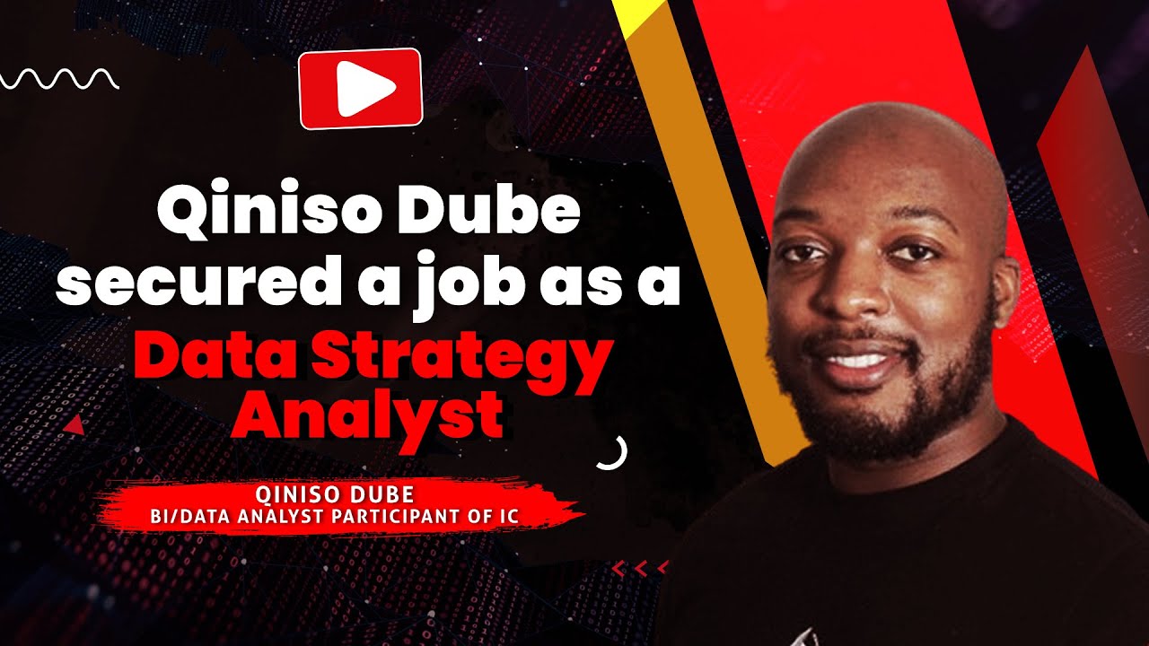 Qiniso Dube secured a job as a Data Strategy Analyst