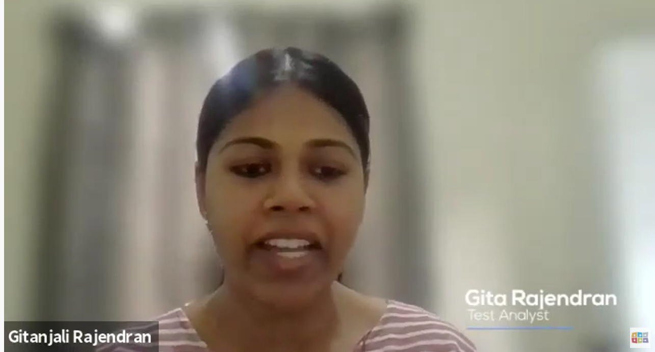 Gita Rajendran secured a job as a Test Analyst in ONLY 5 MONTHS!