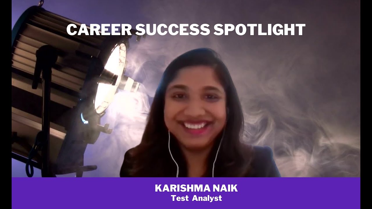 Karishma secured a Test Analyst role after ONLY 3 MONTHS!