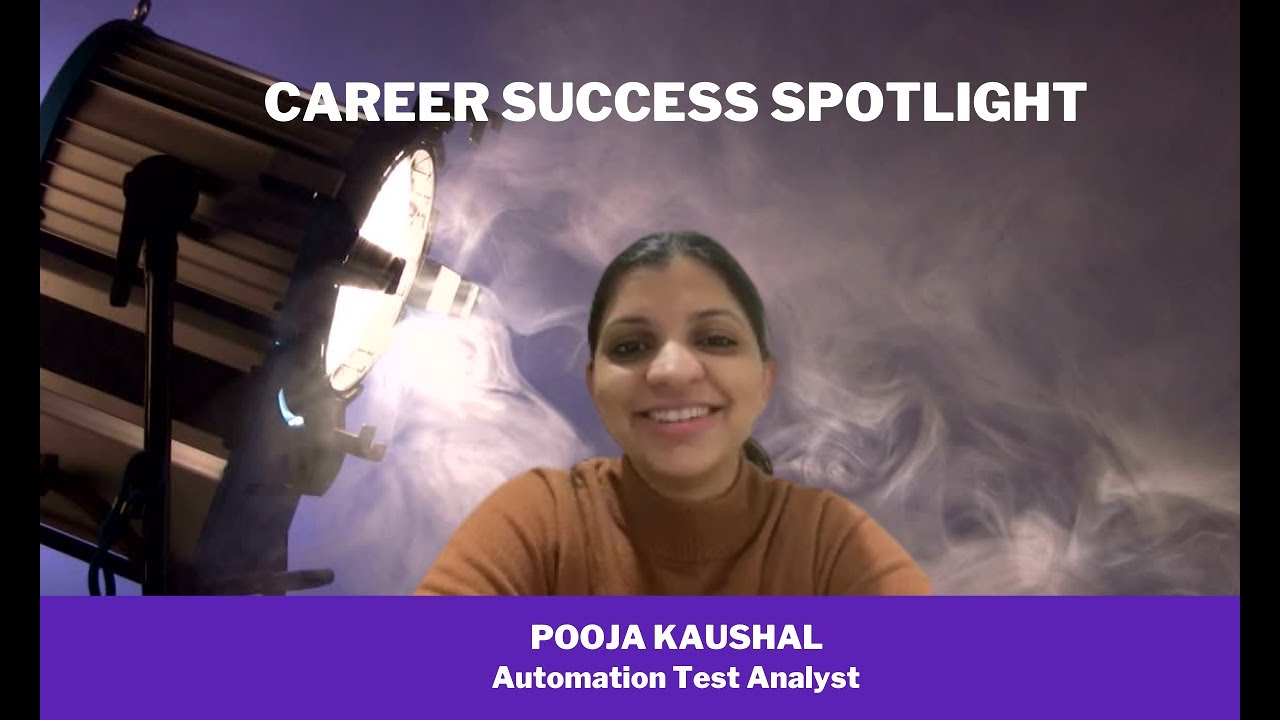 Pooja secured an Automation Test Analyst job after only 1 month!