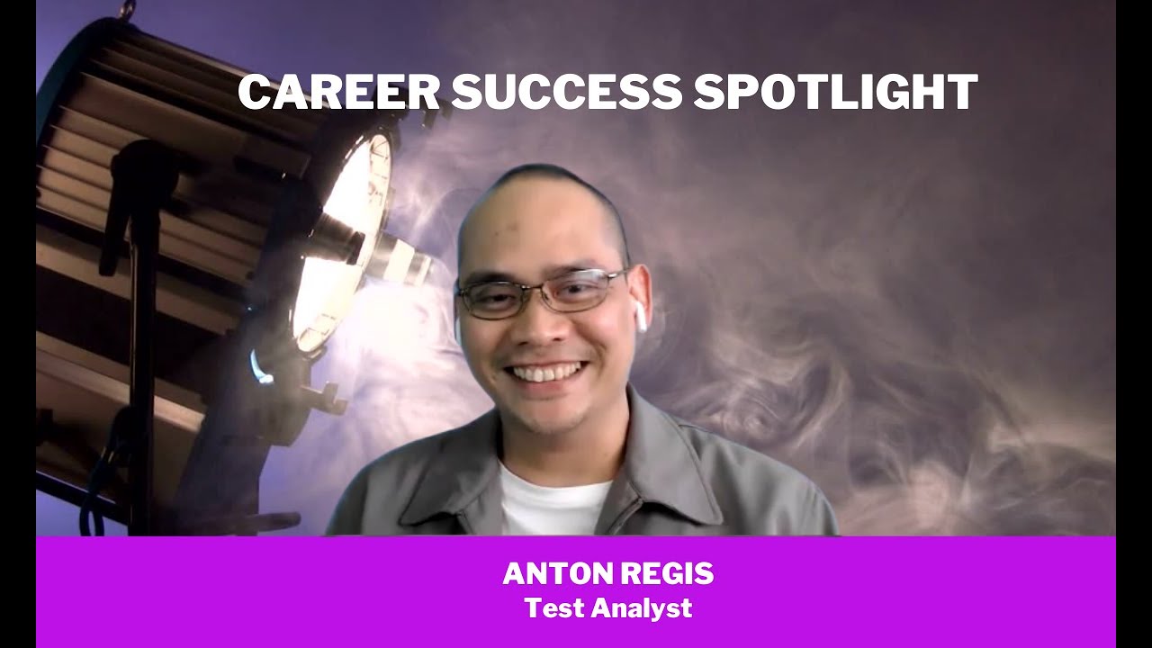 Anton went from working at a hospital to a Test Analyst