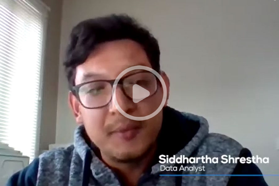 [Australia] Siddhartha Shrestha secured a job as a Data Analyst