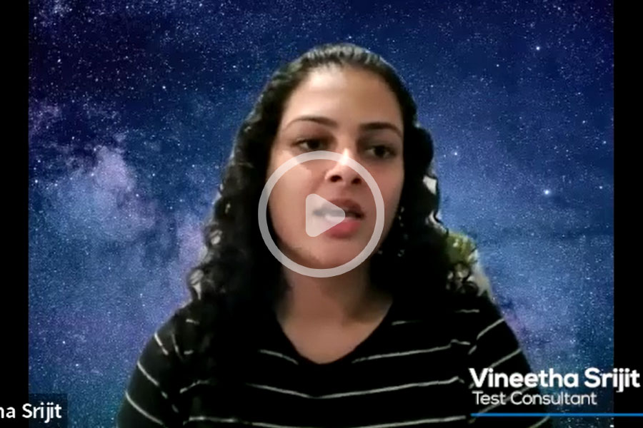 [Australia] Vineetha Srijit secured a job as a Test Consultant